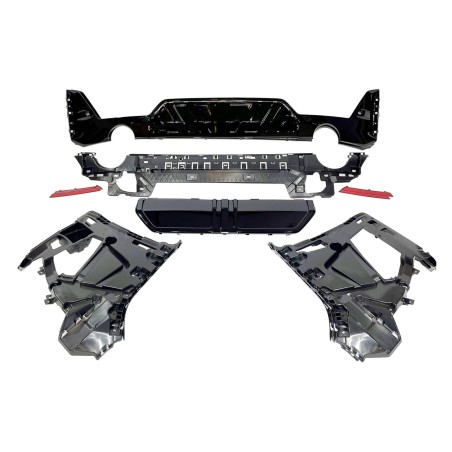 Paraurti Posteriore BMW G20 LCI 2023+ look M-Performance Nero lucido
