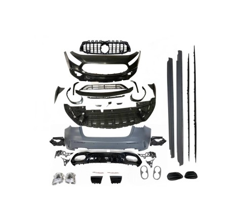 Kit Estetici Mercedes V177 look A45 S Grill GT Black