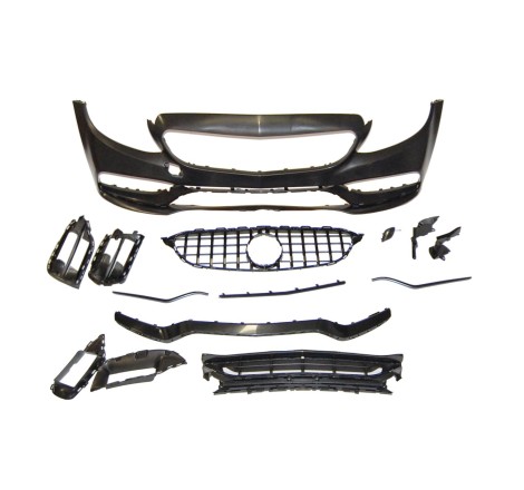 Paraurti Anteriore Mercedes W205 2014-2018 Coupe / 4P / SW look C63 New