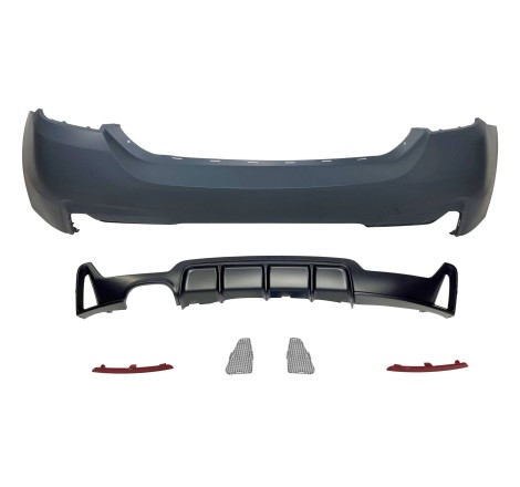 Paraurti Posteriore BMW F32 / F33 / F36 Look M Performance 1 Uscite doppio