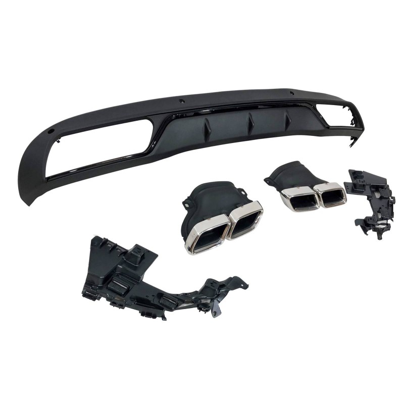 Déflecteur Arrière Mercedes W205 2014-2018 4P / SW Look C63 ABS