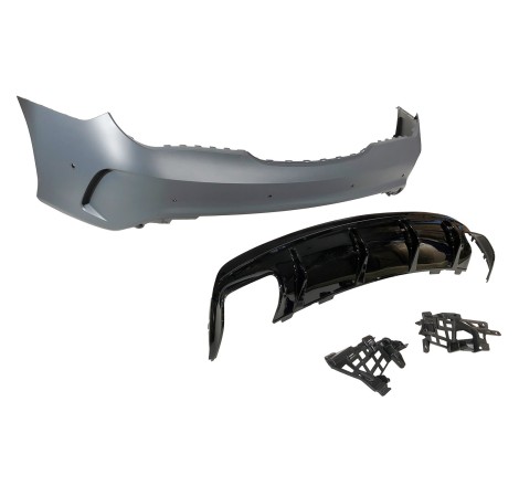 Paragolpes Trasero Mercedes W117 2013-2018 LCI 4P / SW Look AMG A45