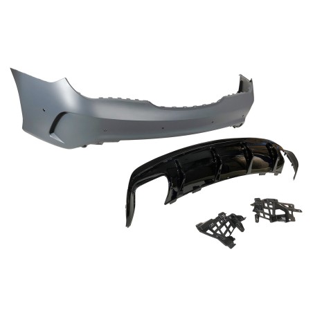 Paragolpes Trasero Mercedes W117 2013-2018 LCI 4P / SW Look AMG A45