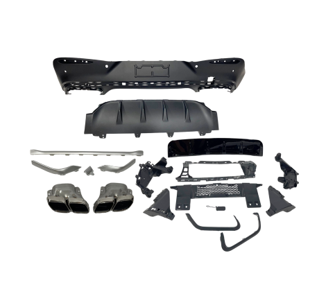 Difusor Trasero Mercedes X254 GLC 2023+ Coupe look AMG GLC63