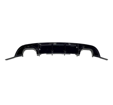 Difusor Trasero Volkswagen Golf 6 look Golf 7.5 R Negro Brillante