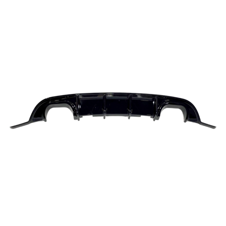 Difusor Trasero Volkswagen Golf 6 look Golf 7.5 R Negro Brillante
