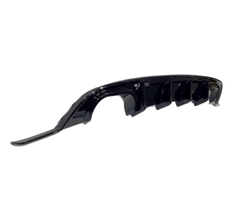 Difusor Trasero Volkswagen Golf 6 look Golf 7.5 R Negro Brillante