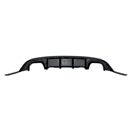 Difusor Trasero Volkswagen Golf 6 look Golf 7.5 R Negro Brillante