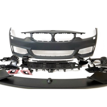 Pare-Choc Avant BMW F32 F33 F36 LooK M Performance ABS Deflecteur