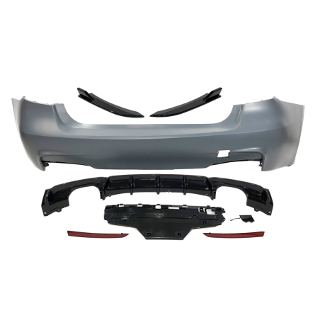 Rear Bumper BMW F30 Look M Performance 2 Exhaust Double Rear tips
