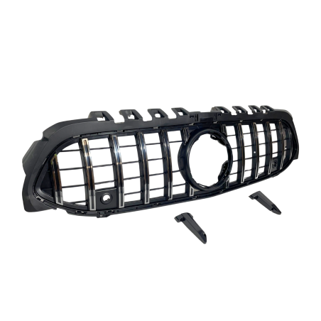 Front Grill Mercedes W177 / V177 Look GTR Chrome / Black Without camera