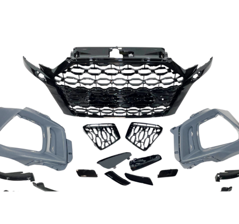 Front Bumper Audi A3 3 Doors / Sportback 2017-2019 Look RS3 21