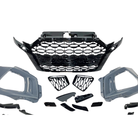 Front Bumper Audi A3 3 Doors / Sportback 2017-2019 Look RS3 21