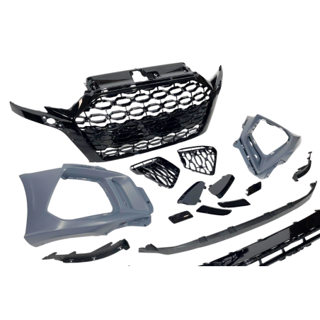 Front Bumper Audi A3 3 Doors / Sportback 2017-2019 Look RS3 21