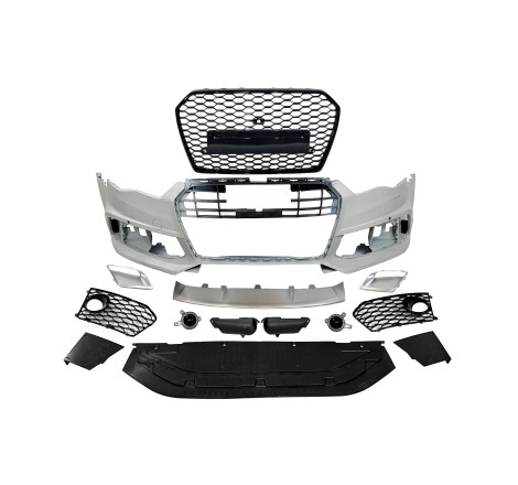 Front Bumper Audi A6 2015-2018 C7 Look RS6 Camera