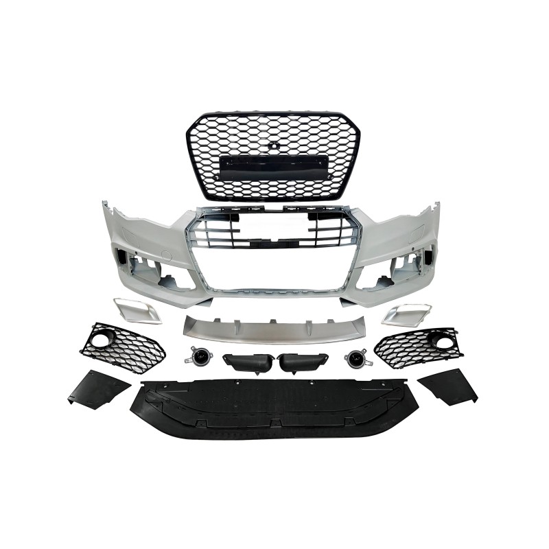Paragolpes Delantero Audi A6 2015-2018 C7 Look RS6 Cámara