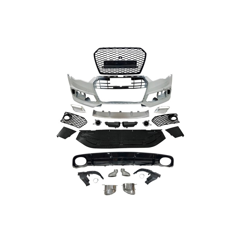 Kit De Carrocería AUDI A6 / A6 AVANT 2015- 2018 C7 S-LINE LOOK RS6 ABS Cámara