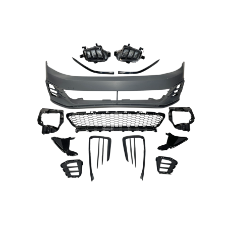 Paraurti Anteriore Volkswagen Caddy 2016-2020 Look Golf 7.5 GTI Spoiler Anteriore