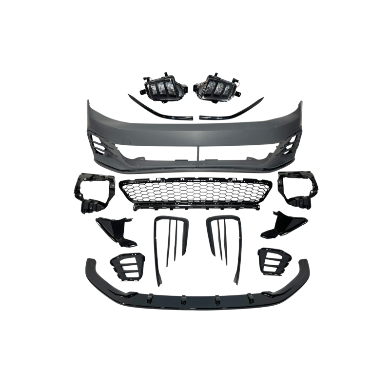 Front Bumper Volkswagen Caddy 2016-2020 Look Golf 7.5 GTI Front Spoiler