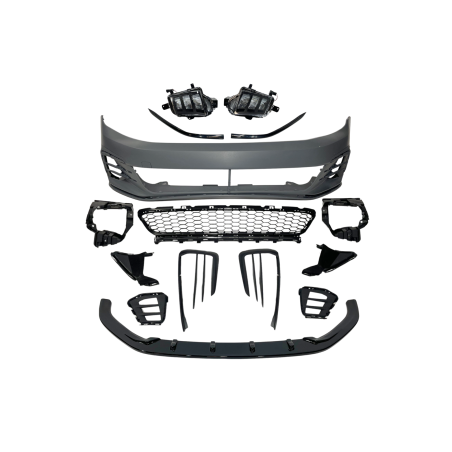 Paraurti Anteriore Volkswagen Caddy 2016-2020 Look Golf 7.5 GTI Spoiler Anteriore