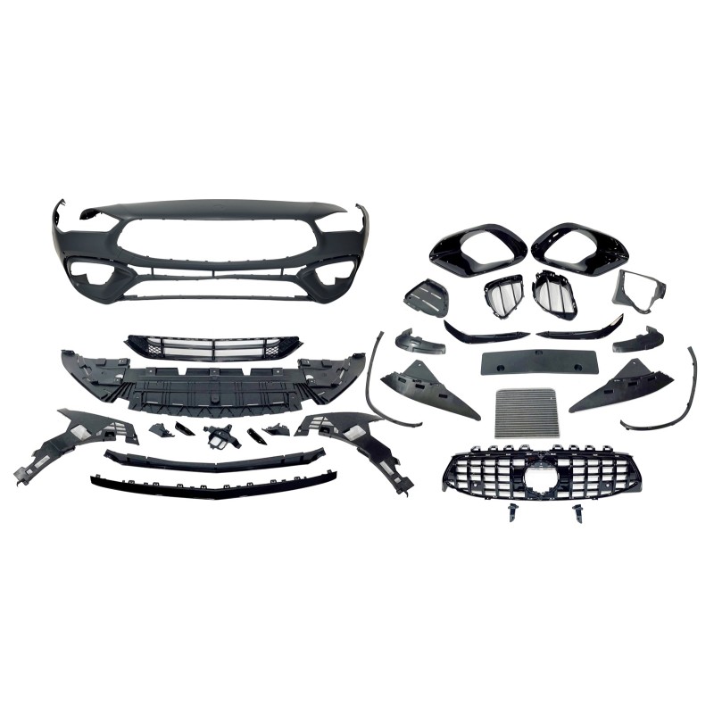 Front Bumper Mercedes W118 / C118 CLA 2023+ Sedan/Shooting Brake Look A45