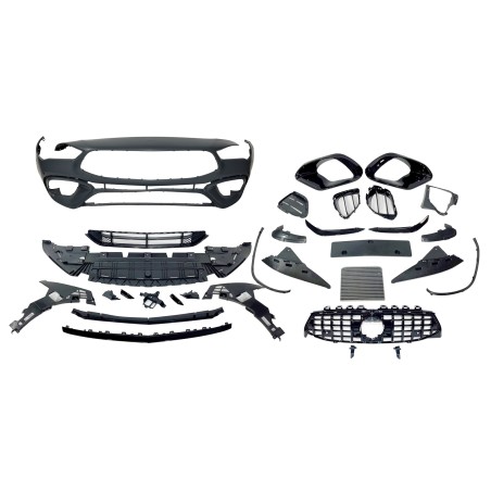 Front Bumper Mercedes W118 / C118 CLA 2023+ Sedan/Shooting Brake Look A45