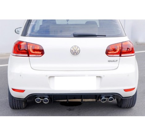 Diffuseur Arrière Volkswagen Golf 6 look Golf 7.5 R Noir brillant