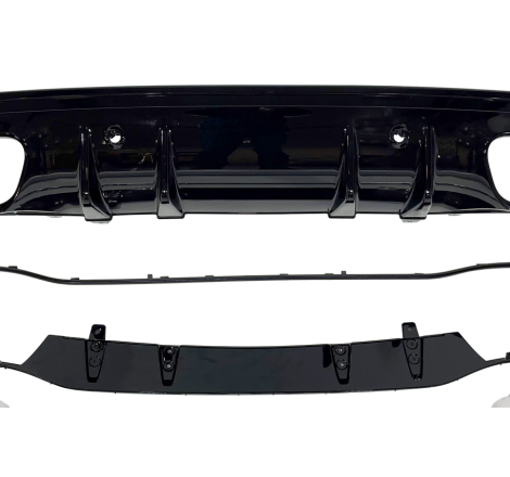 Difusor Trasero Mercedes W205 2019 4P / SW Look C63 ABS