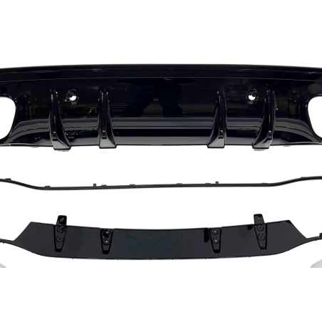 Difusor Trasero Mercedes W205 2019 4P / SW Look C63 ABS