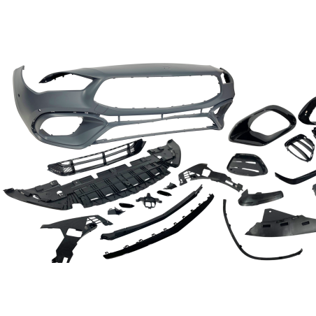 Front Bumper Mercedes W118 / C118 CLA 2023+ Sedan/Shooting Brake Look A45