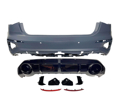 Rear Bumper Audi A3 Sedan 2019-2024, Look RS3