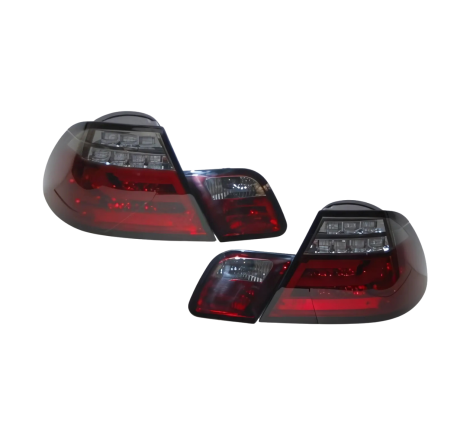 Fanali Posteriori BMW E46 2P 2003-2005 Led Red Smoked Led Lampeggiante Cardna