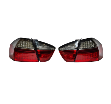 Feux Arrières BMW E90 05 4P Led Rouge Fumé