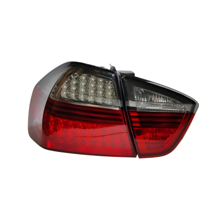 Feux Arrières BMW E90 05 4P Led Rouge Fumé