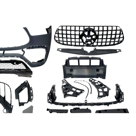 Paragolpes delantero Mercedes W167 / C167 2020+ GLE Look AMG