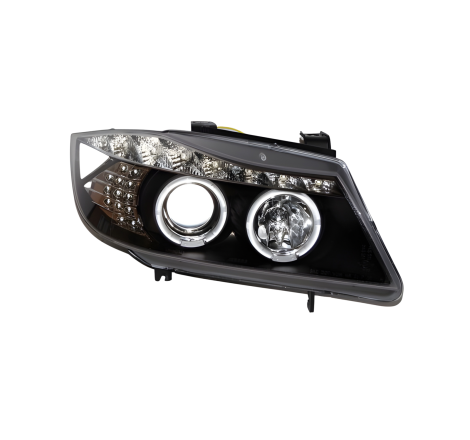 Phare Avant Lumière De Jour BMW E90 05-08 Noir Led Intermittent