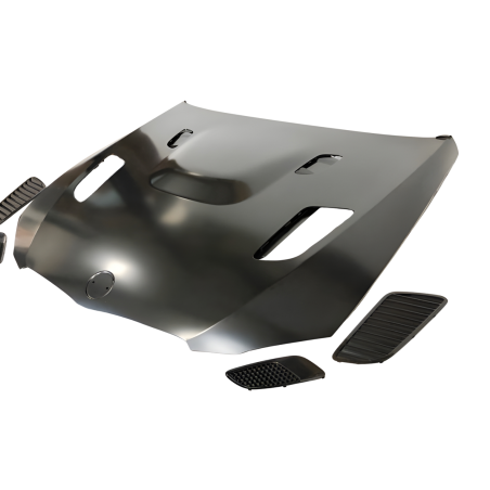 Capot BMW E92 / E93 10-13 LCI Look M3 GTR Métal