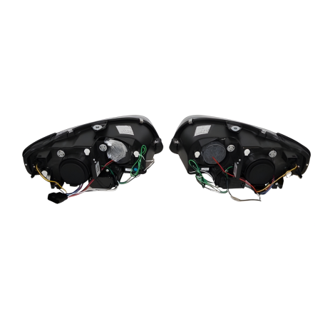 Faros Delanteros Luz De Dia Audi A4 '05-08 Black
