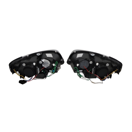 Faros Delanteros Luz De Dia Audi A4 '05-08 Black