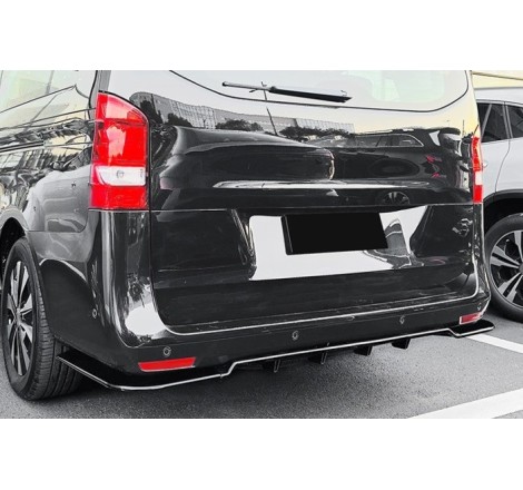 Rear Diffuser Mercedes W447 Glossy Black Rear Diffuser Mercedes W447 Glossy Black