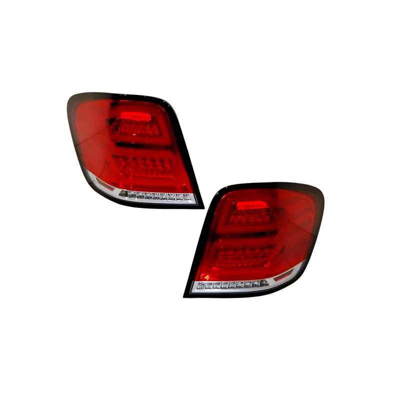 Set Of Rear Tail Lights Mercedes W164 '05-08 LED RED