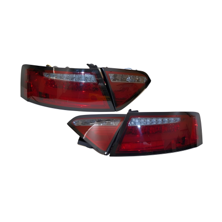Pilotos Traseros Audi A5 2-4P 07-09 Led Red/Smoked Cardna