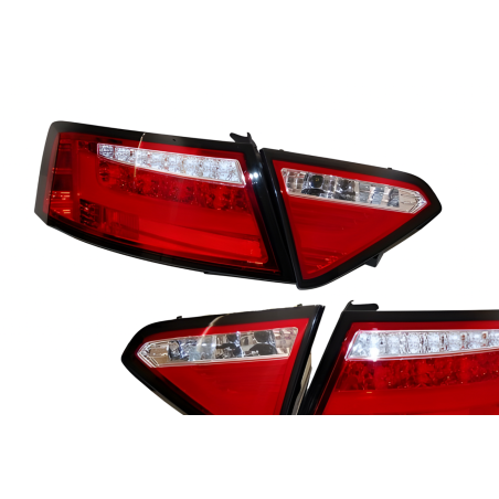 Fanali Posteriori Audi A5 2-4P 07-09 Led Red Cardna