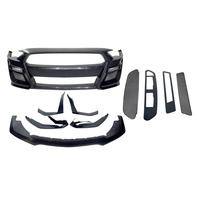 Front Bumper Ford Mustang 2018+ look GT500 II