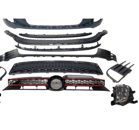 Front Bumper Volkswagen Golf 6 Look GTI Front Spoiler