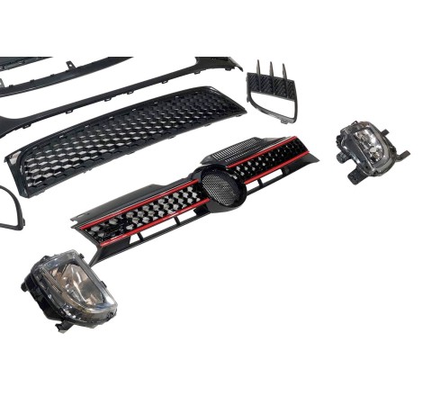 Paraurti Anteriore Volkswagen Golf 6 Look GTI Spoiler Anteriore