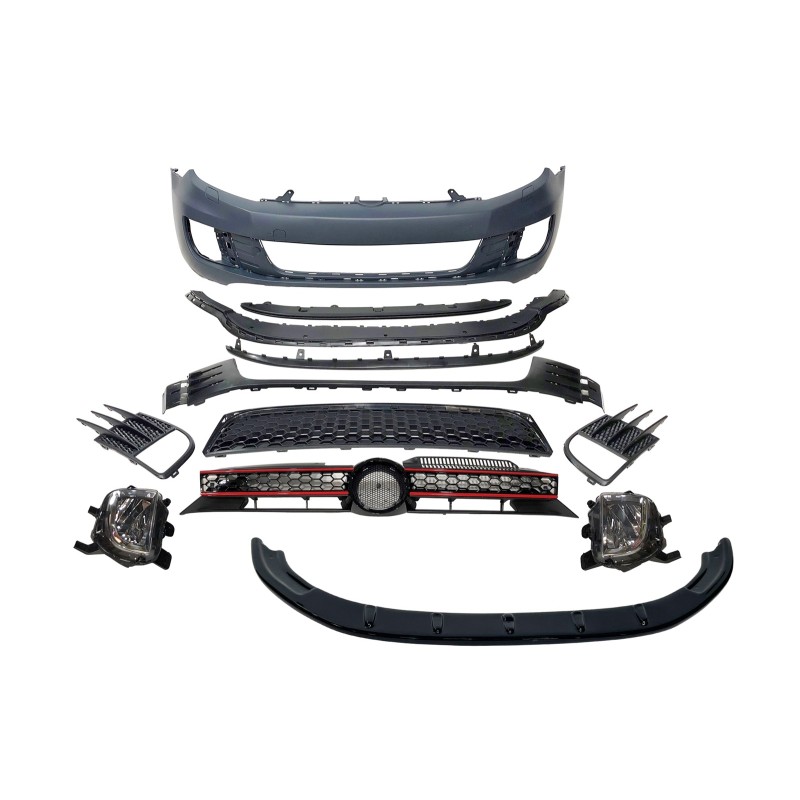 Paraurti Anteriore Volkswagen Golf 6 Look GTI Spoiler Anteriore