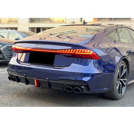 Diffuseur Arrière Audi A7 C8 2019-2024 Look S7 pour Sline
