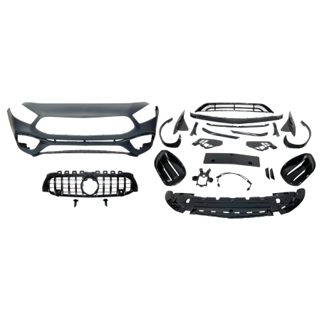 Front Bumper Mercedes W177 / V177 2023+ Look A45 Front Spoiler