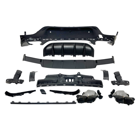 Diffuseur Arrière Mercedes GLC X253 COUPE 2020+ Look GLC63 Black